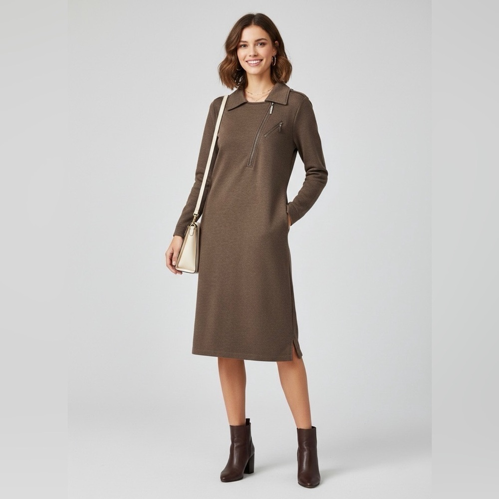 Ralph Lauren Chocolate Long Sleeve Dress